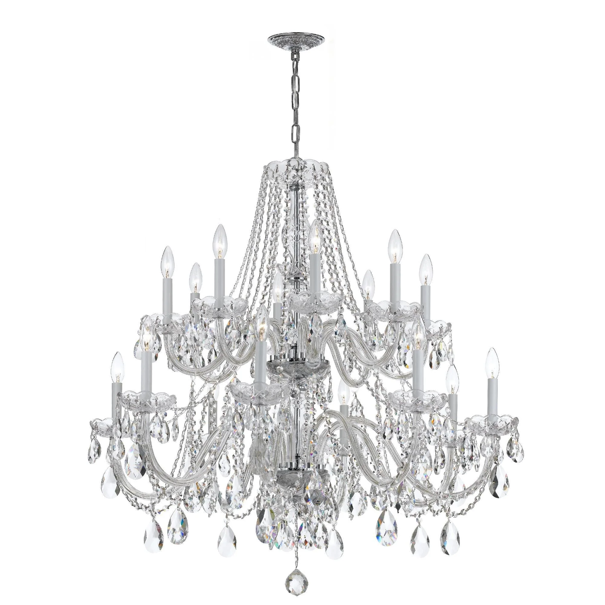Allure Design Gallery Royalty 37 Inch 16 Light Chandelier Cp792855 - Image 2