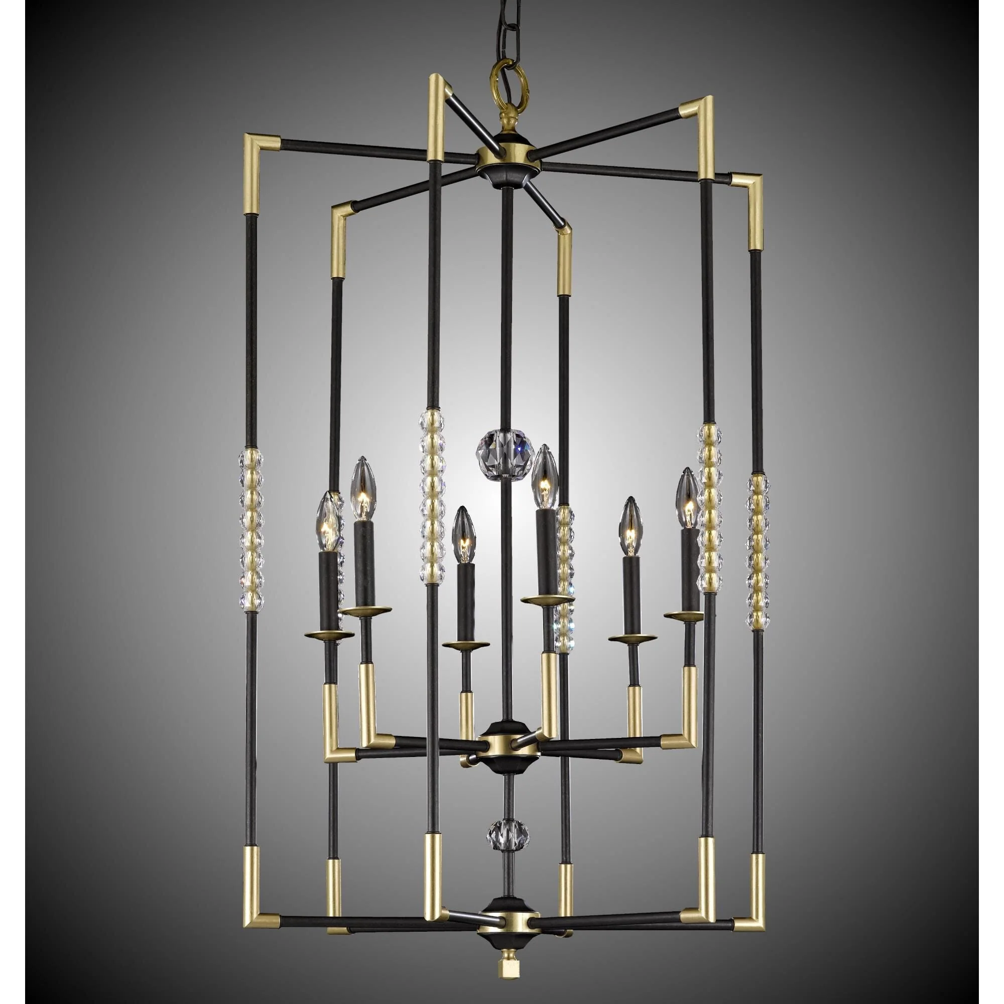 American Brass And Crystal Magro 6 Light Chandelier Cp232342 - Image 3