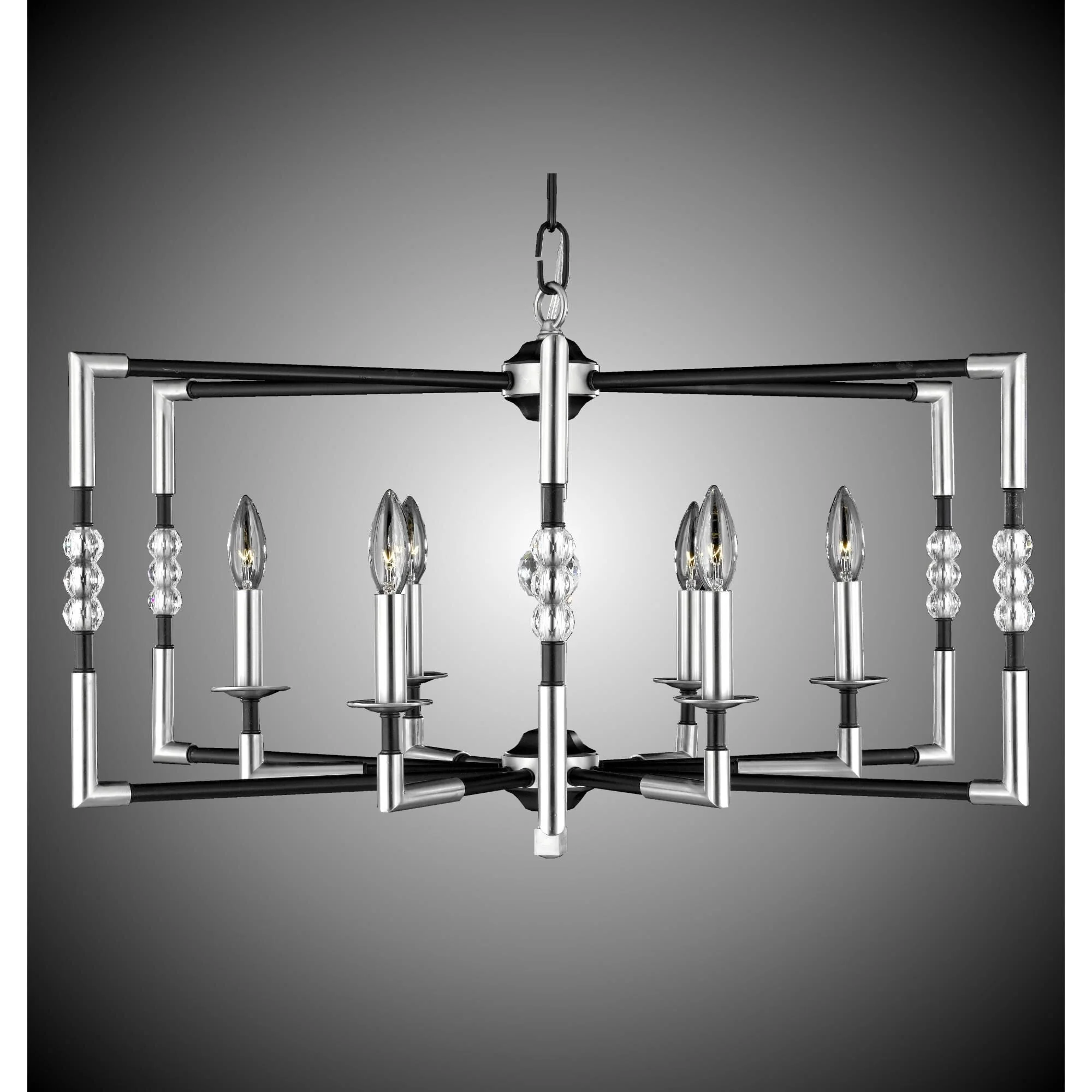 American Brass And Crystal Magro 6 Light Chandelier Cp280052 - Image 2