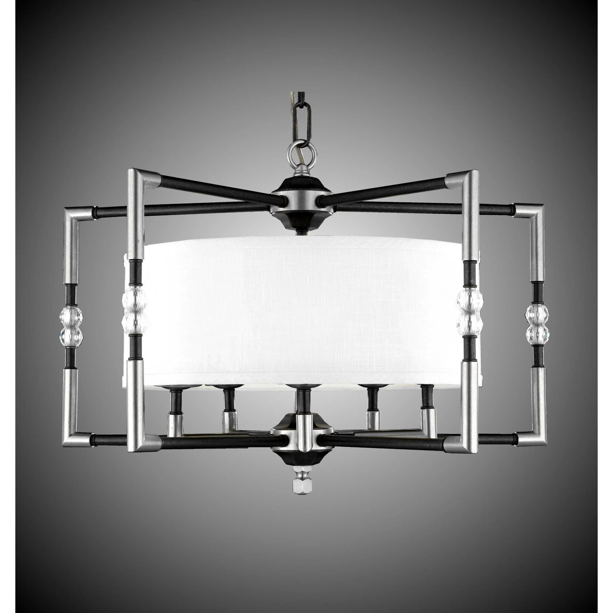 American Brass And Crystal Magro 5 Light Chandelier Cp280213 - Image 1