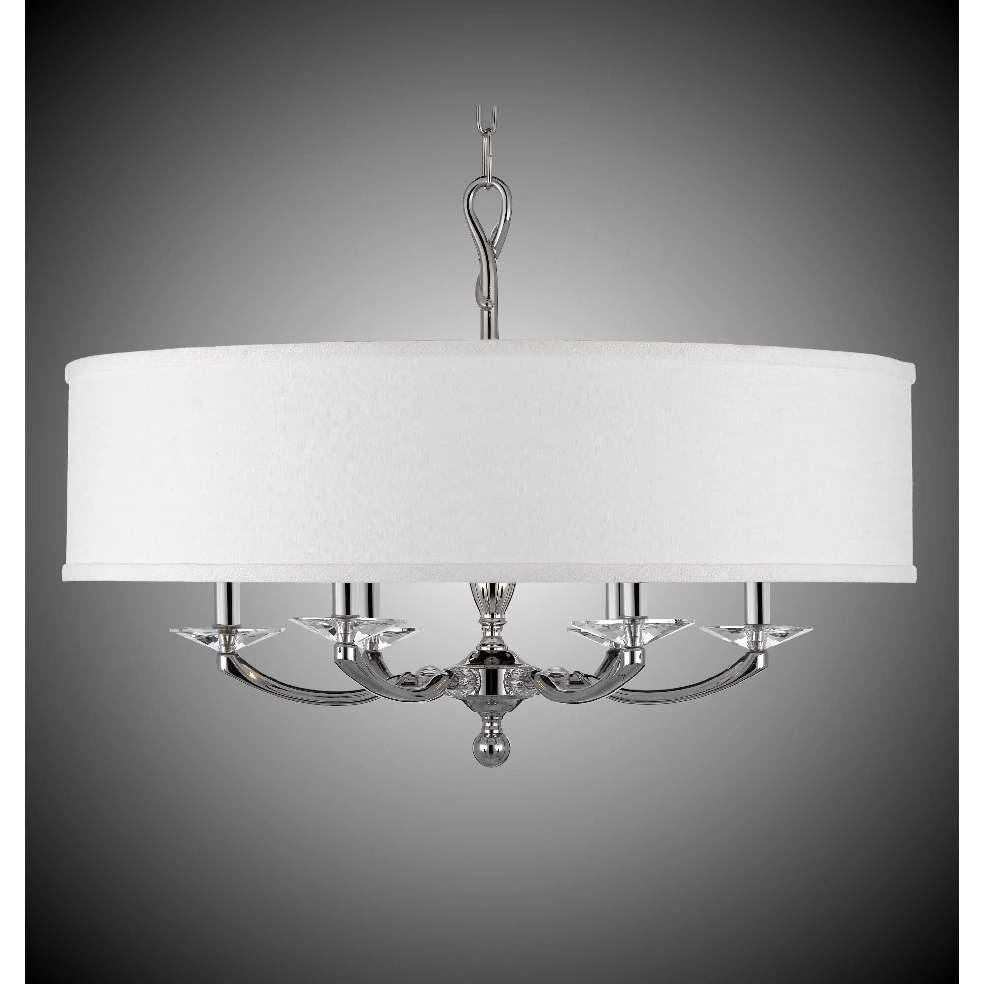 American Brass And Crystal Kensington 6 Light Mini Chandelier Cp280948 - Image 1