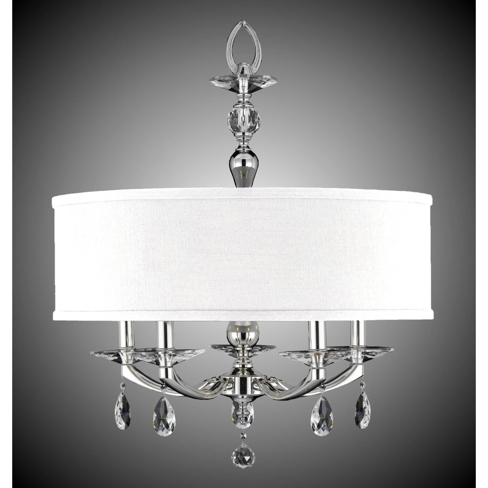 American Brass And Crystal Kensington 5 Light Mini Chandelier Cp281548 - Image 2
