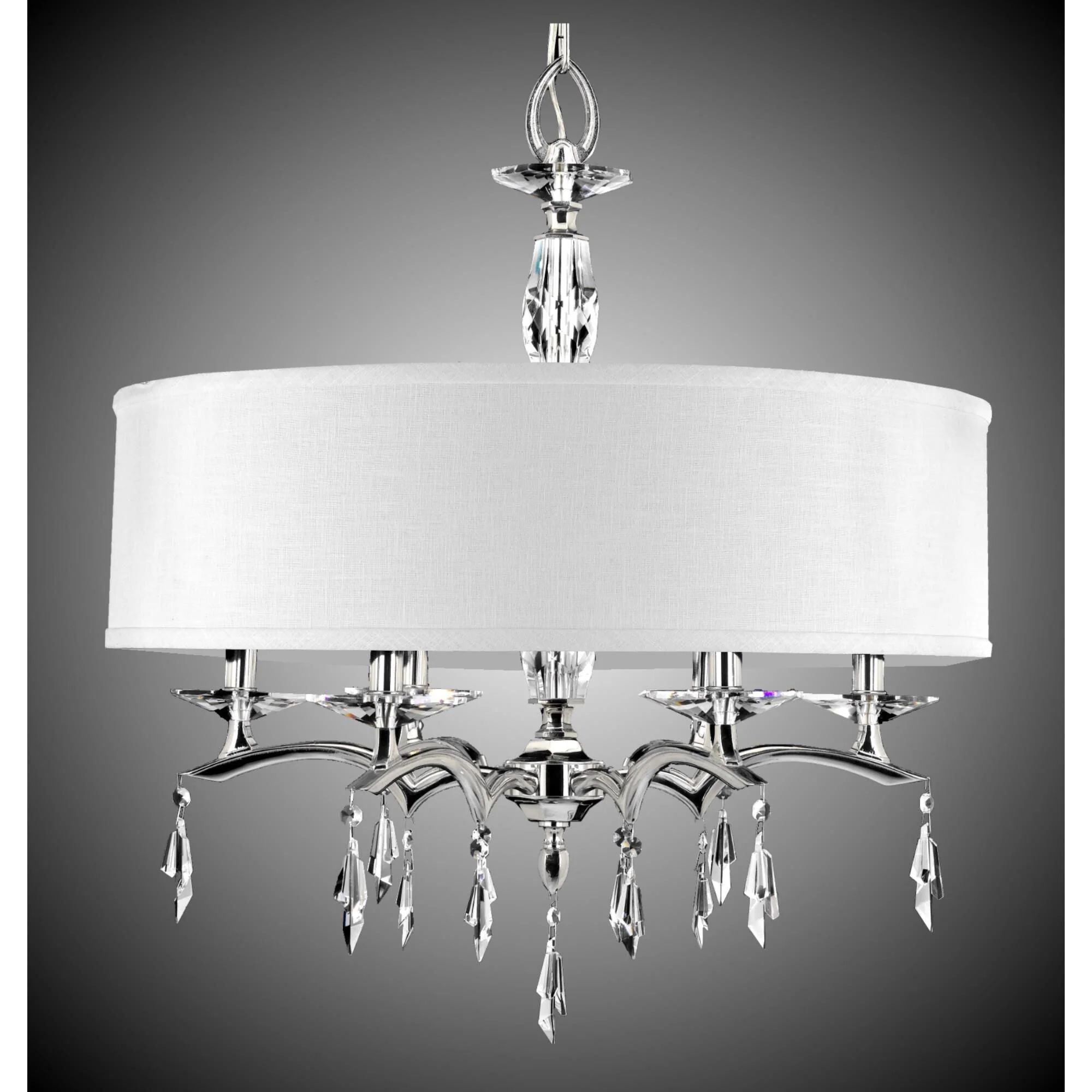 American Brass And Crystal Kaya 6 Light Chandelier Cp282777 - Image 2