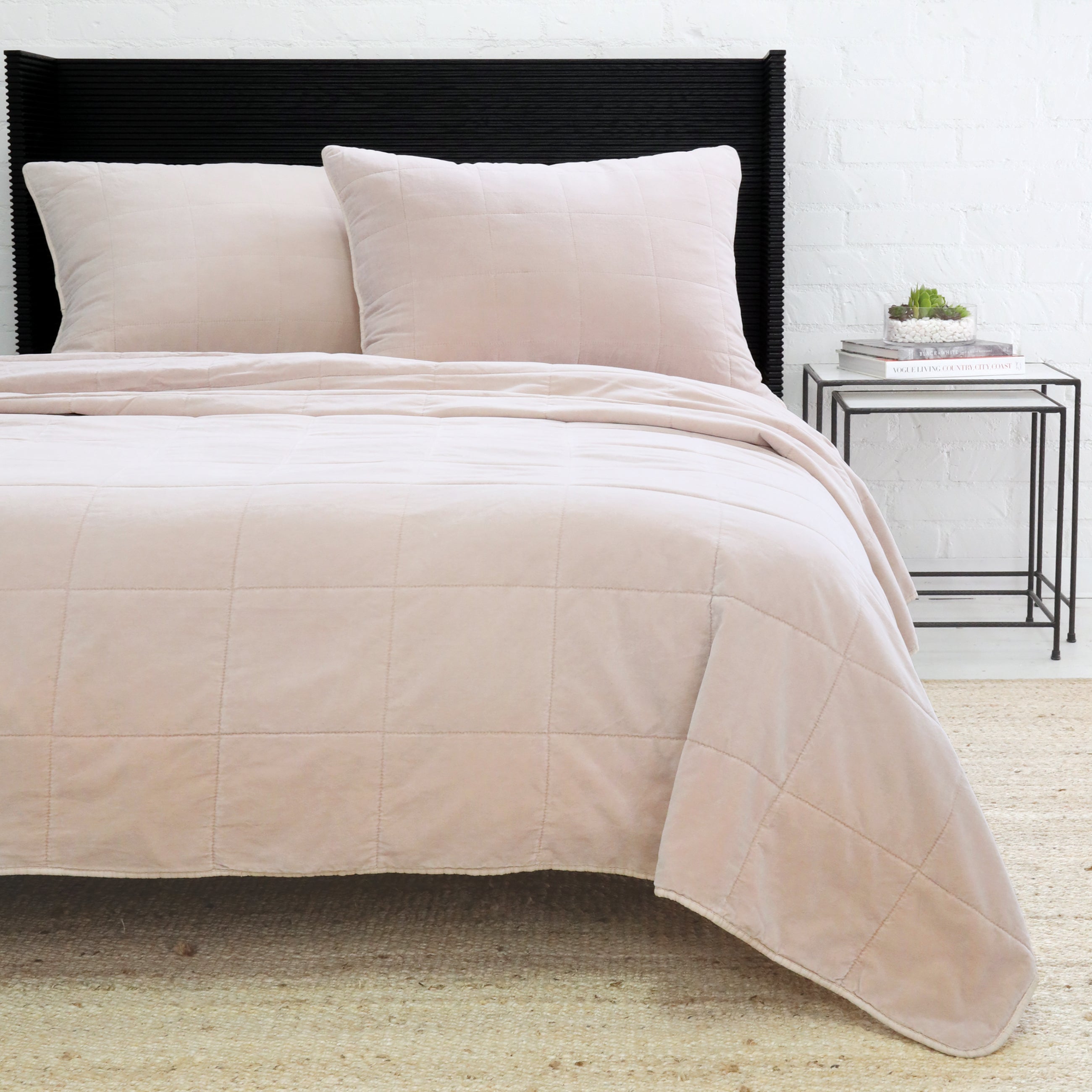 Pom Pom at Home Amsterdam Blush Coverlet ~ Available in Twin, Queen and King Sizes - Image 1