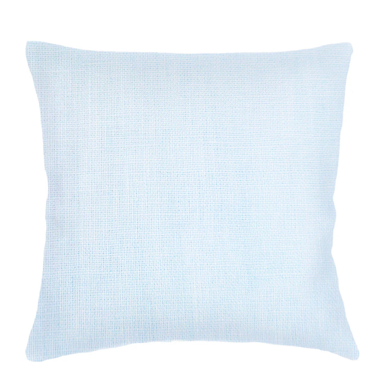 Anaya Home So Soft Linen Sky Blue Dutch Euro Pillow 26 x26 With Down Insert - Image 1