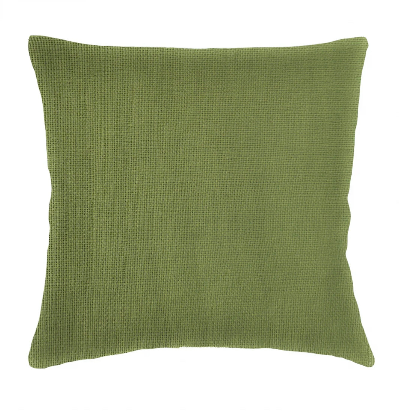 Anaya Home So Soft Linen Pure Green Euro Pillow 26x26 With Down Insert - Image 1