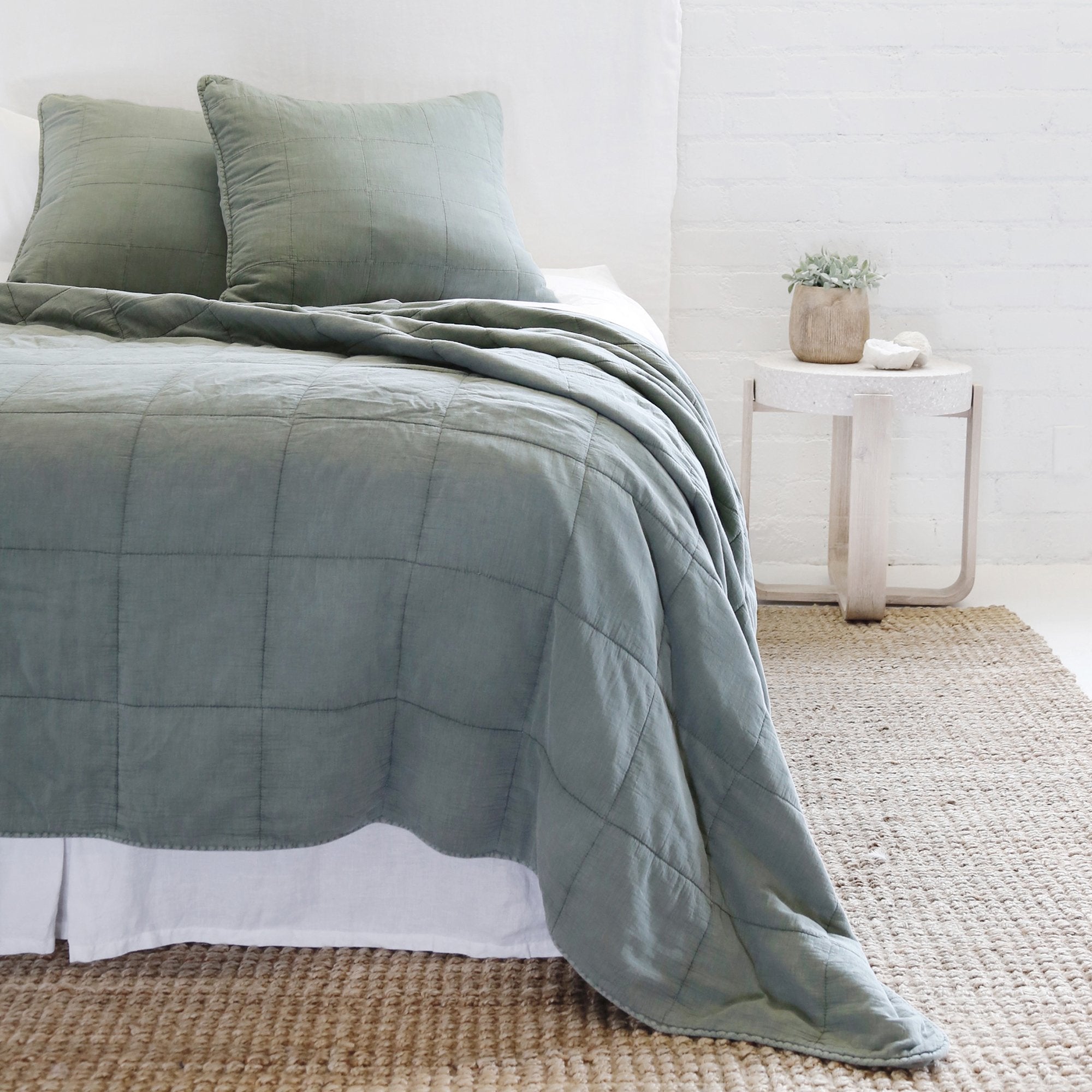 Pom Pom at Home Antwerp Moss Coverlet - Image 1