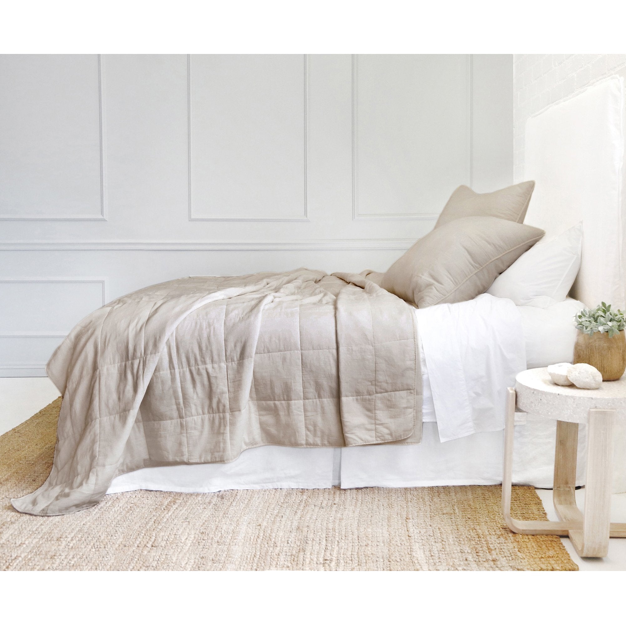 Pom Pom at Home Antwerp Natural Coverlet - Image 3