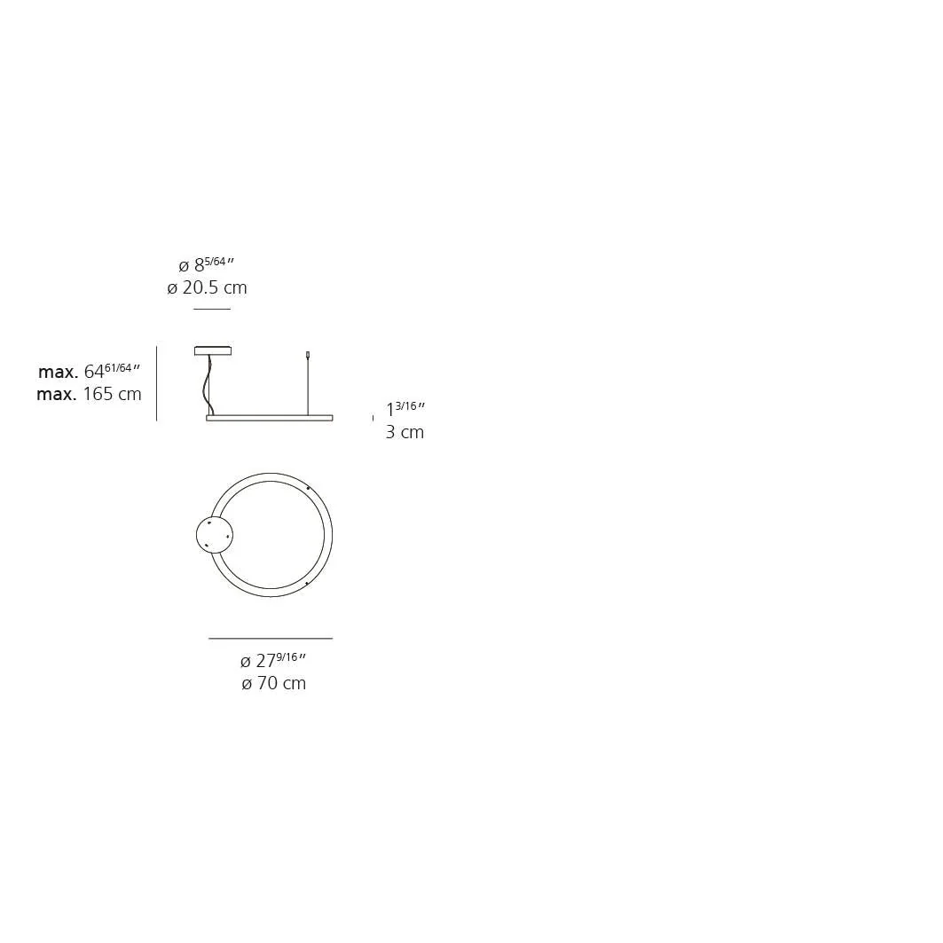 Artemide Bjarke Ingels Group Ripple 27 Inch Led Chandelier Cp735552 - Image 2