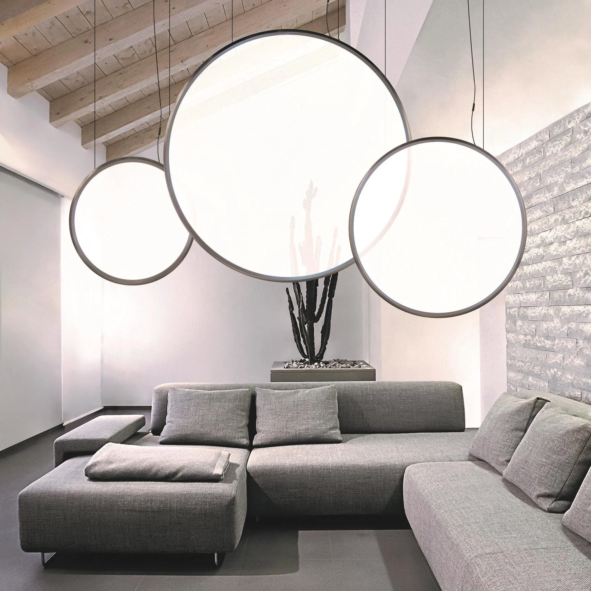 Artemide Ernesto Gismondi Discovery 39 Inch Led Large Pendant Cp438767 - Image 3