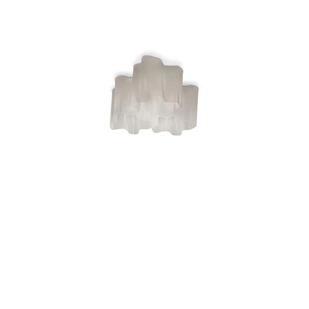 Artemide Michele De Lucchi Gerhard Reichert Logico 17 Inch 3 Light Semi Flush Mount Cp369958 - Image 1