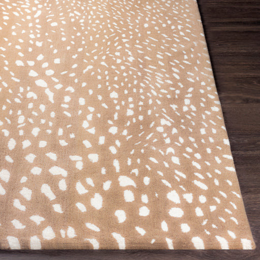 Surya Rugs Athena Collection Light Brown, Tan & Cream Animal Print Area Rug ATH-5162 - Image 3