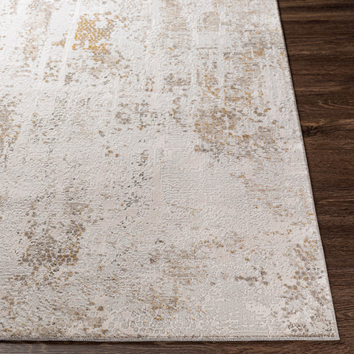 Surya Rugs Carmel Collection Light Gray, Dark Blue, Off White, Gray, Mustard, Brown & Blue Area Rug CRL-2310 - Image 1