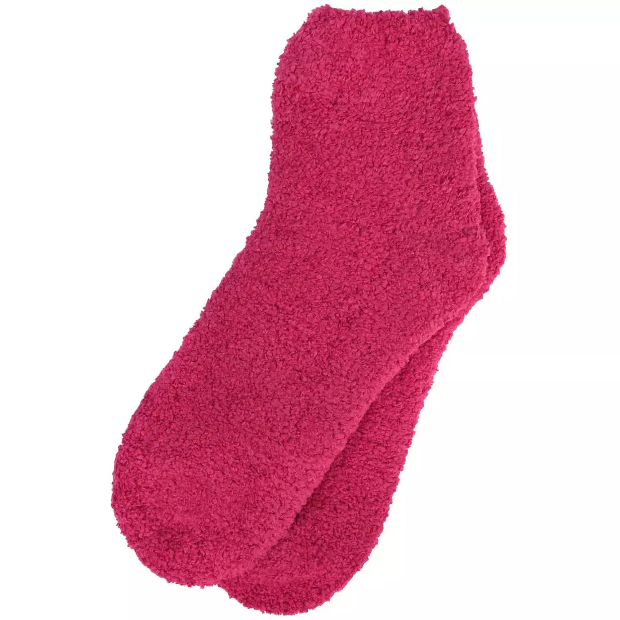 Kashwere Magenta Plush Spa Socks