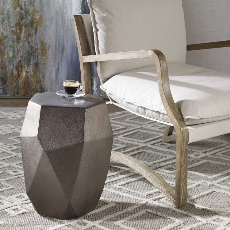 Uttermost Maquette Golden Bronze Ceramic Garden Stool - Image 3