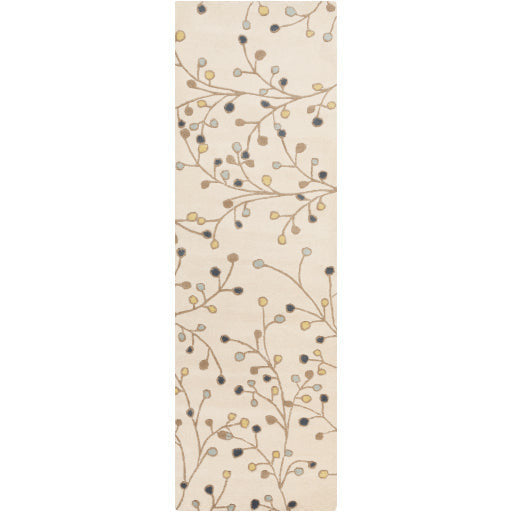 Surya Rugs Athena Collection Beige, Wheat, Ink Blue, Brown & Denim Area Rug ATH-5116 - Image 3