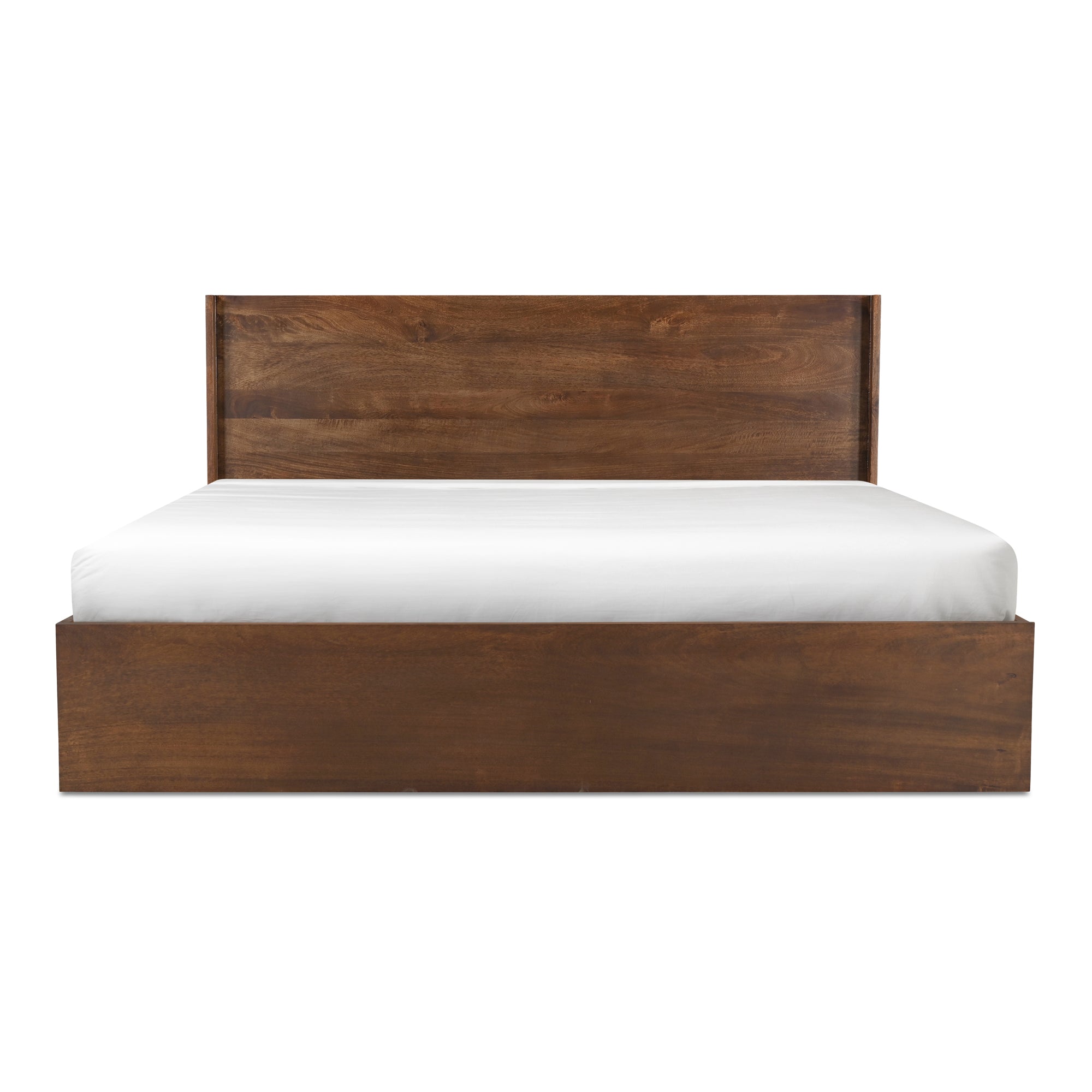 Moe’s Home Collection Everett Dark Brown Mango Wood Queen Size Bed