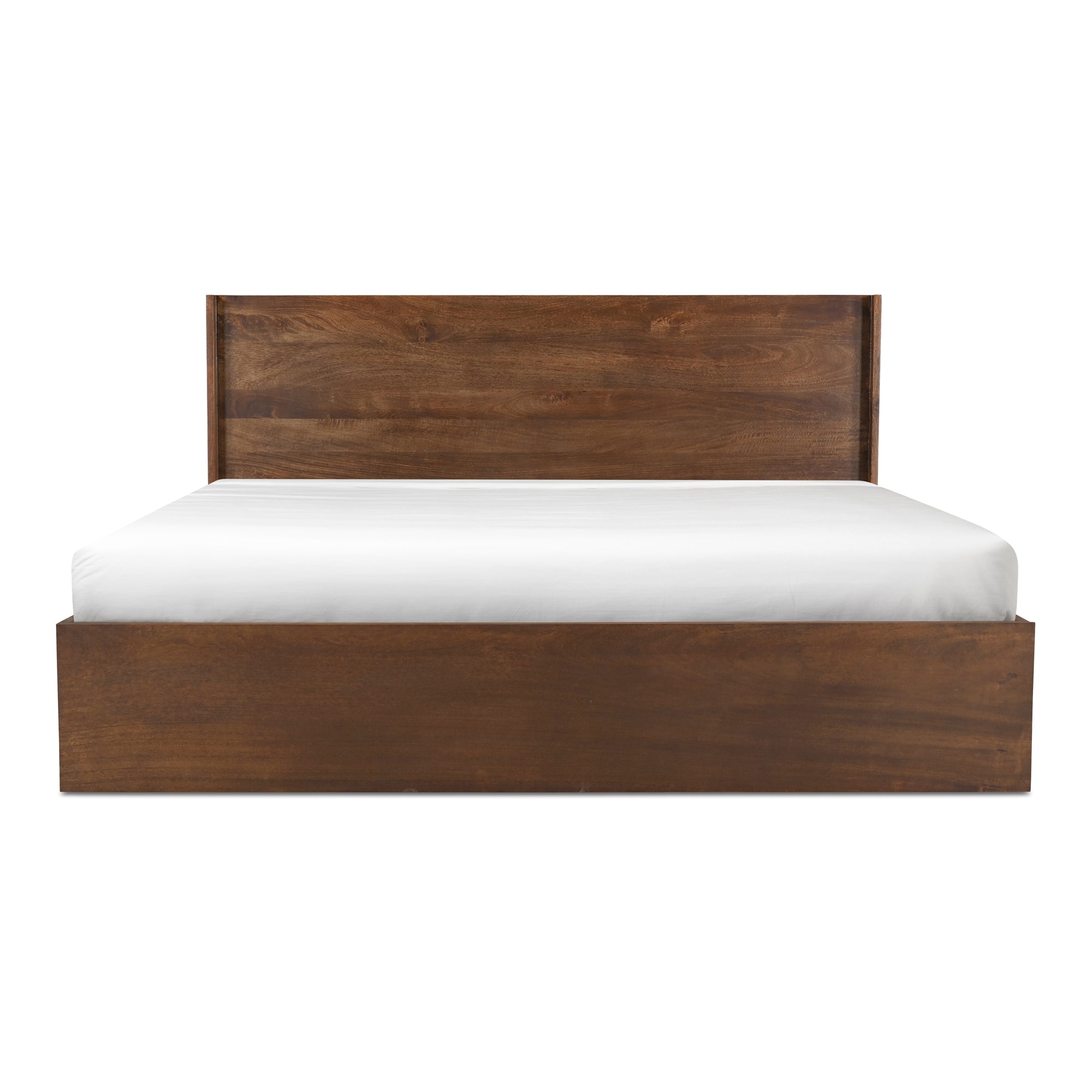 Moe's Home Collection Everett Dark Brown Mango Wood King Size Bed - Image 2