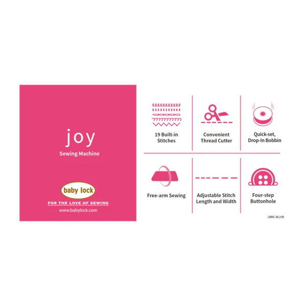 Baby Lock Joy Sewing Machine - Image 2