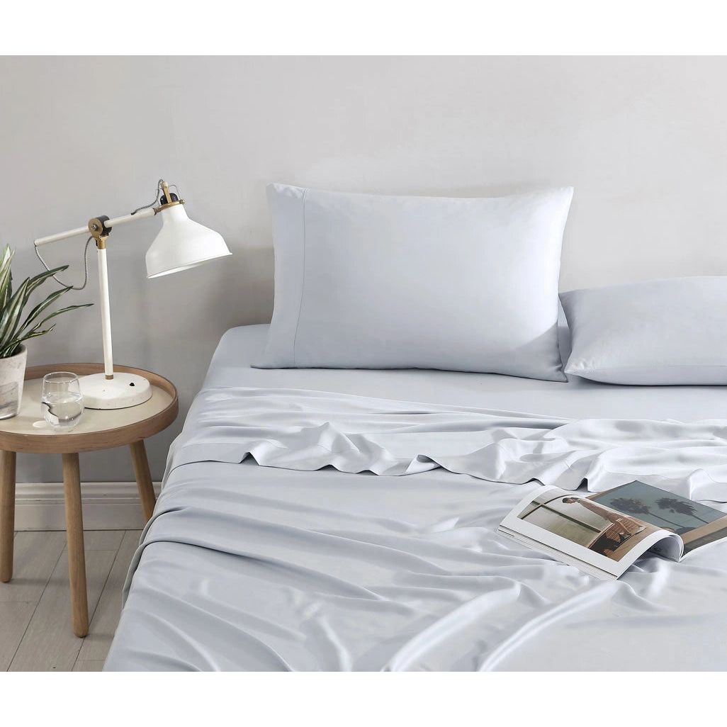Sunday Citizen Natural Premium Bamboo Top Sheet in Moon ~ Available in King and Queen Sizes - Image 2