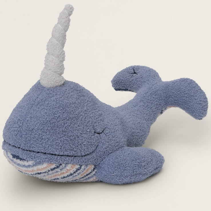Barefoot Dreams CozyChic Narwhal Buddie ~ Baby Plushie