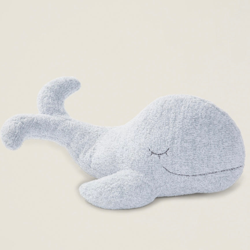 Barefoot Dreams CozyChic Whale Buddie ~ Baby Plushie - Image 1