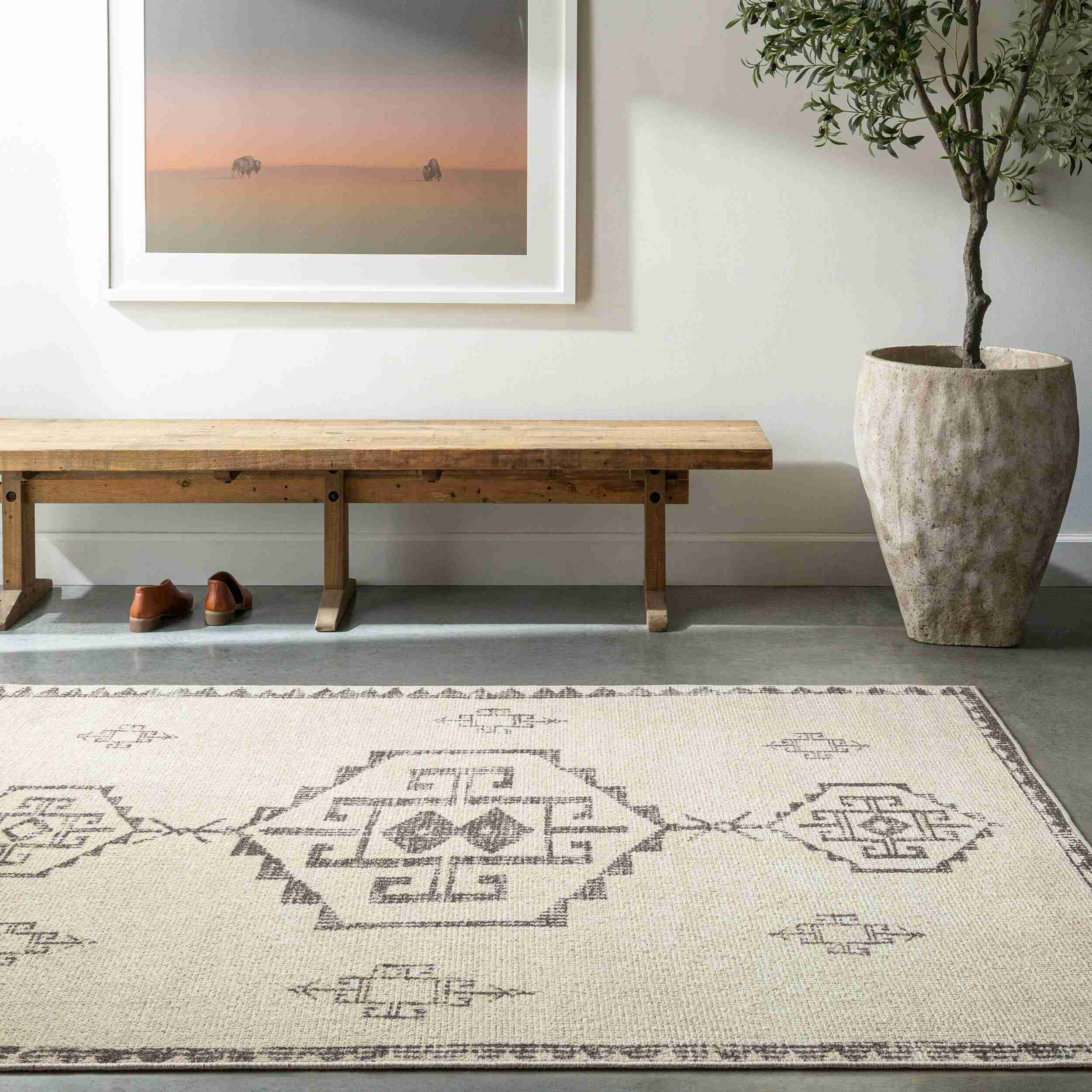Becki Owens x LIVABLISS Solana Machine Woven Rug - Image 1