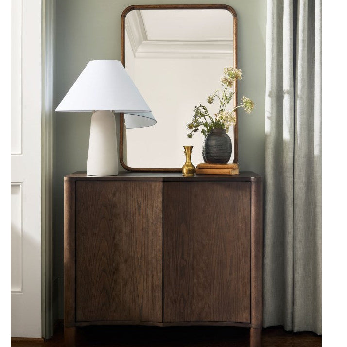 Becki Owens x LIVABLISS Sonador Wood Cabinet in Dark Ash
