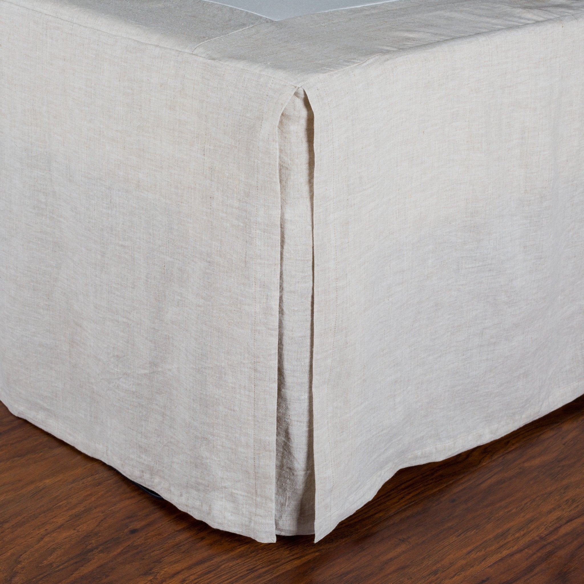 Pom Pom at Home Pleated Flax Linen Bedskirt ~ Available in Twin, Queen and King Sizes - Image 2