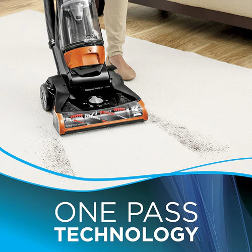 Bissell Cleanview Upright Bagless Vacuum Cleaner Orange, 1831 - Image 2