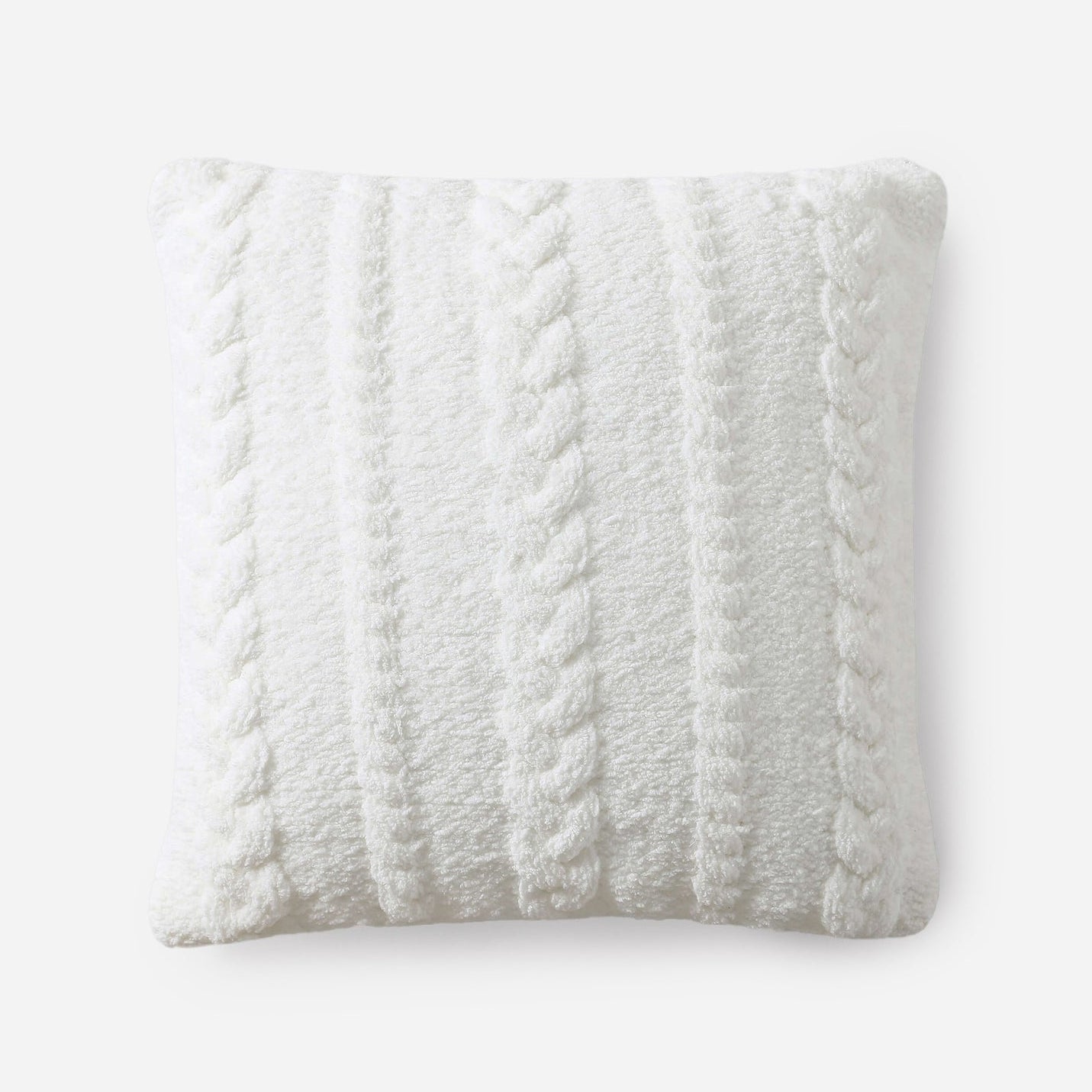 Sunday Citizen Braided Throw Pillow in Off White ~ 20 x 20