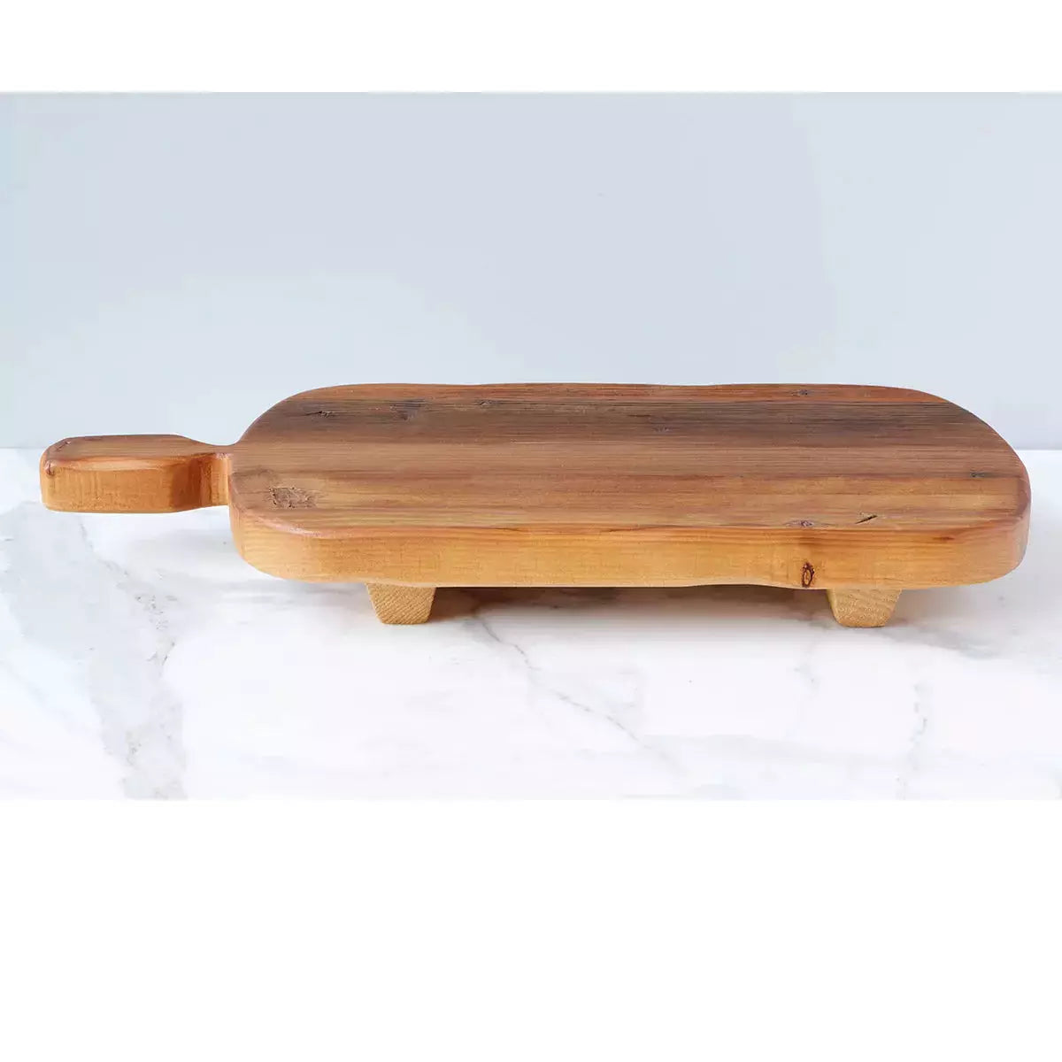 etúHOME Classic Rectangle Footed Reclaimed Wood Serving Board ~ IN-STORE PURCHASE ONLY - Image 3