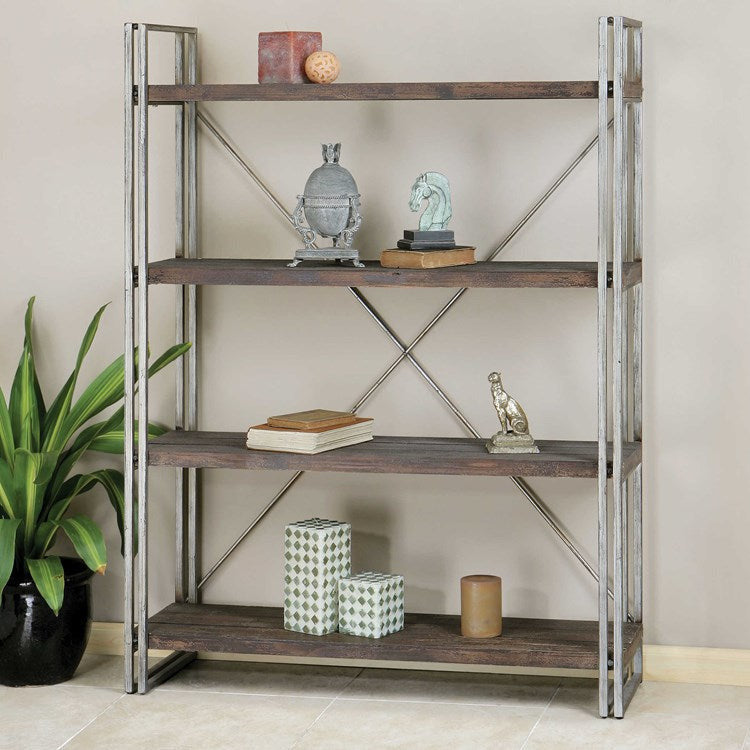 Uttermost Greeley Rustic Modern Etagere Bookcase - Image 2