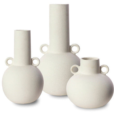 White Floor vase Acanceh CCH-002