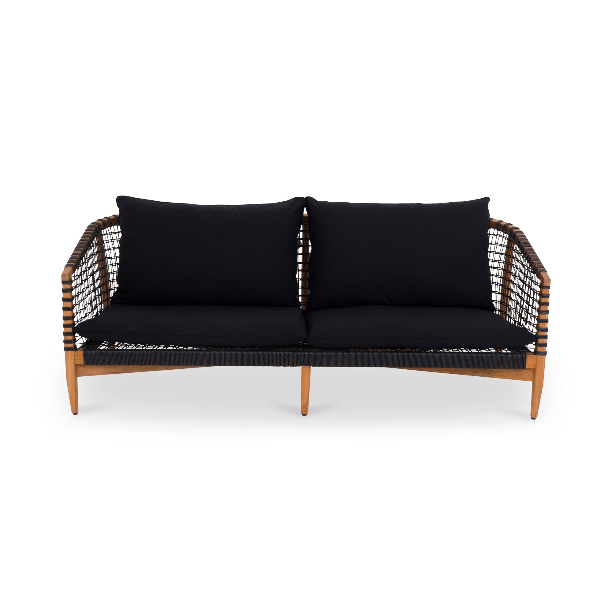 Moe’s Home Collection Kuna  Black Outdoor Sofa