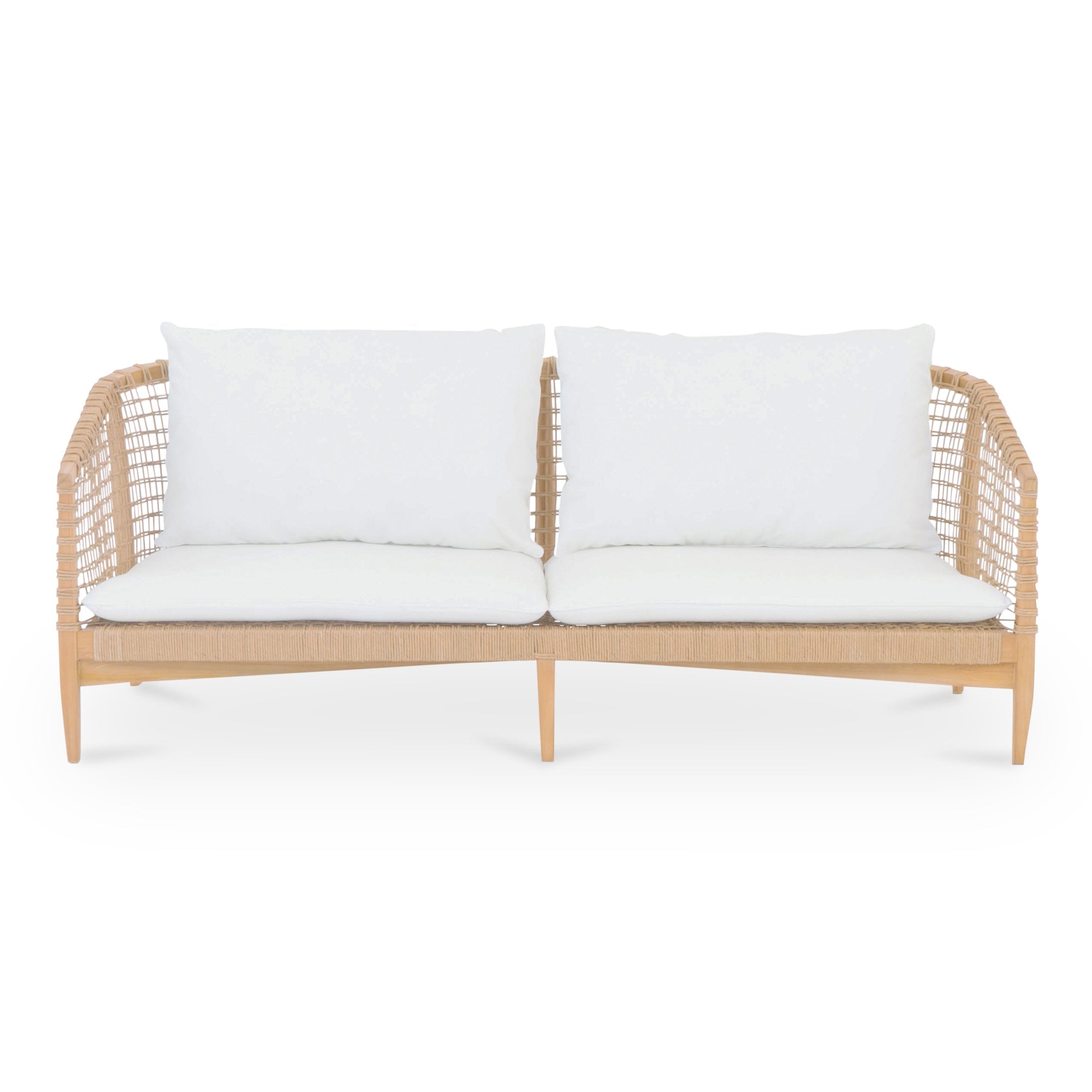 Moe's Home Collection Kuna White Outdoor Sofa - Image 2