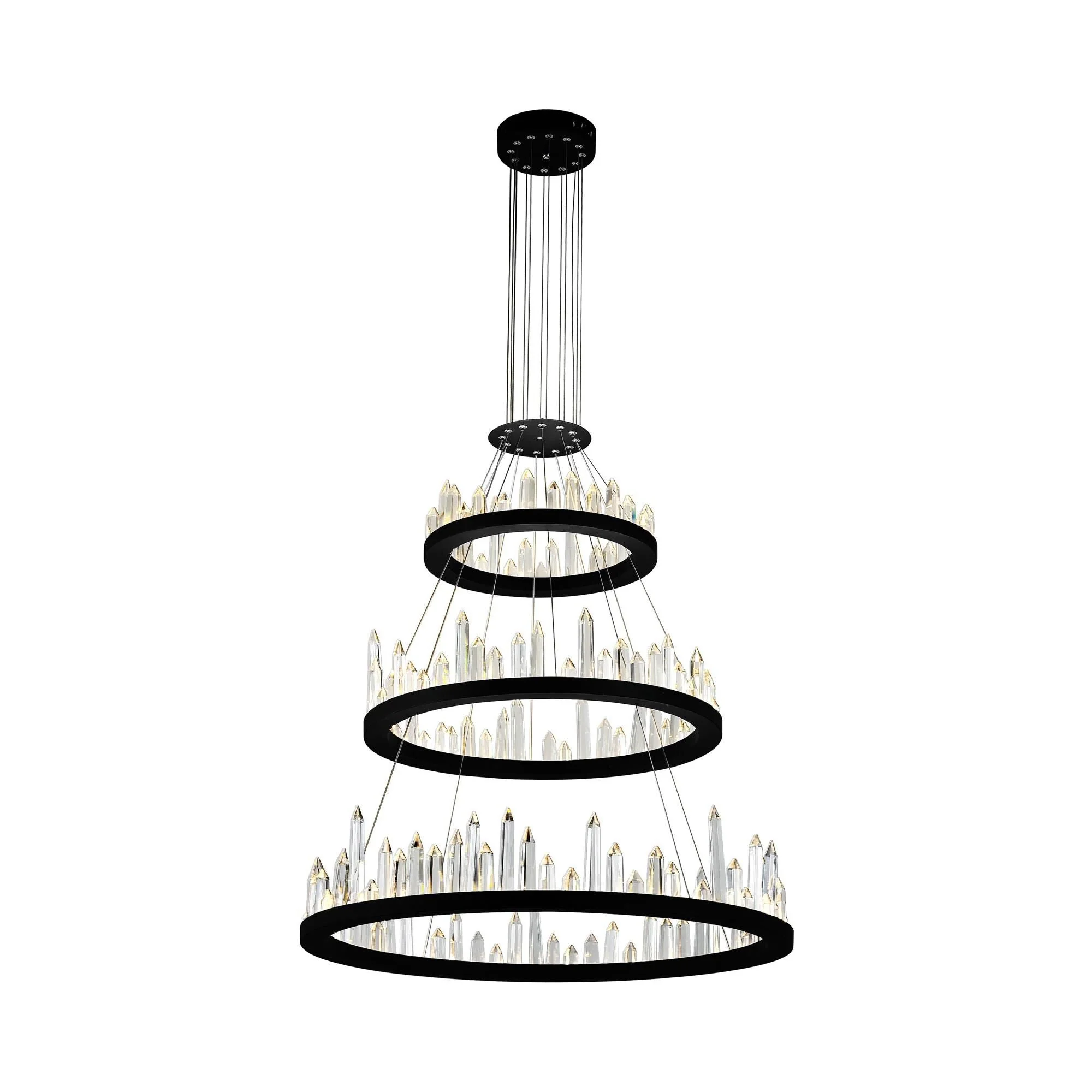 Cwi Lighting Juliette 32 Inch Led Chandelier Cp765028 - Image 2