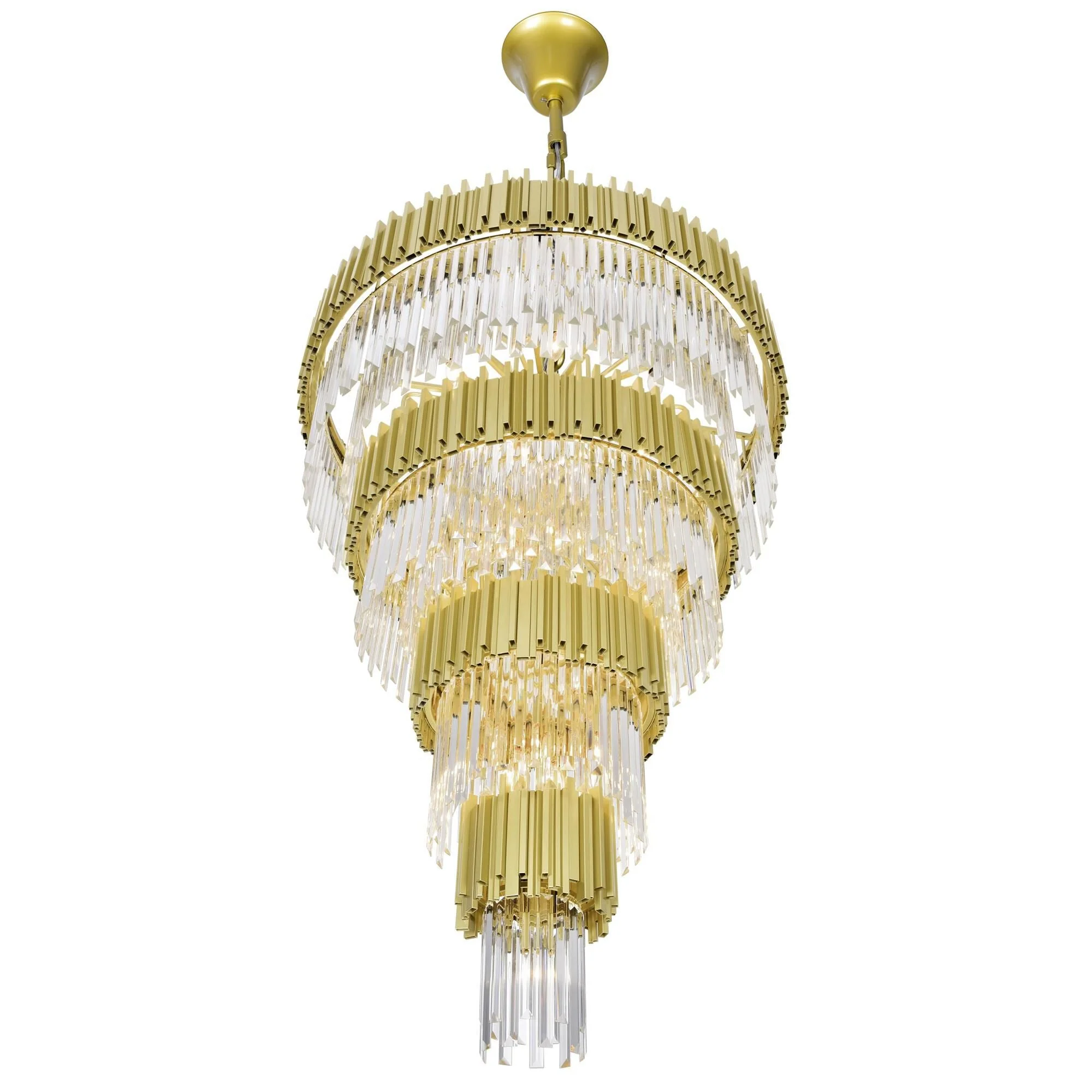 Cwi Lighting Deco 40 Inch 34 Light Chandelier Cp765189 - Image 3