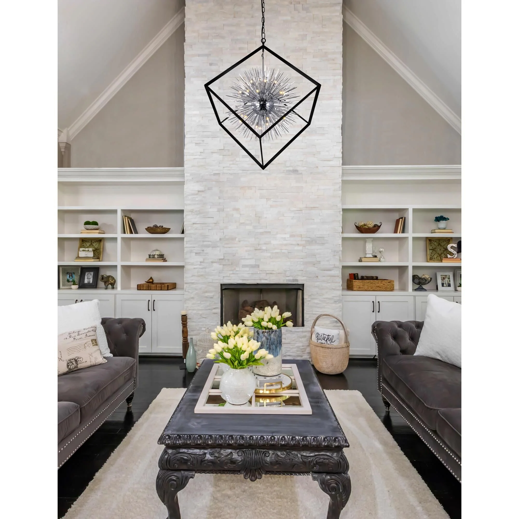 Cwi Lighting Starburst 44 Inch Large Pendant Cp765174 - Image 2