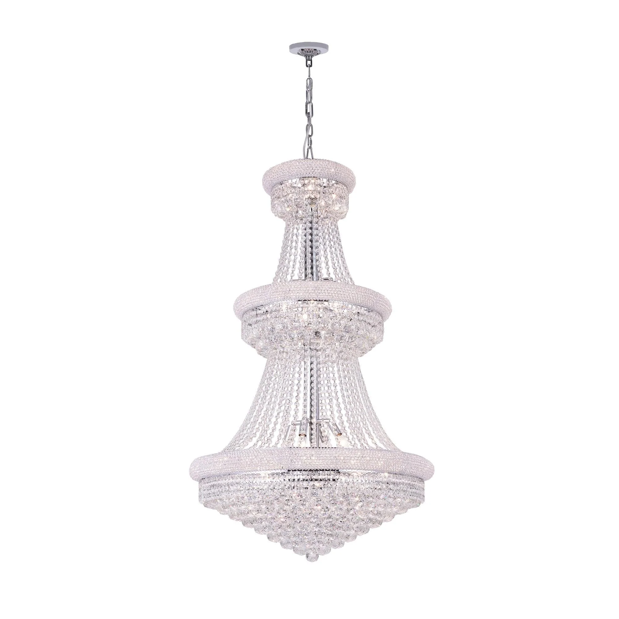 Cwi Lighting Empire 30 Inch 32 Light Chandelier Cp765173 - Image 1