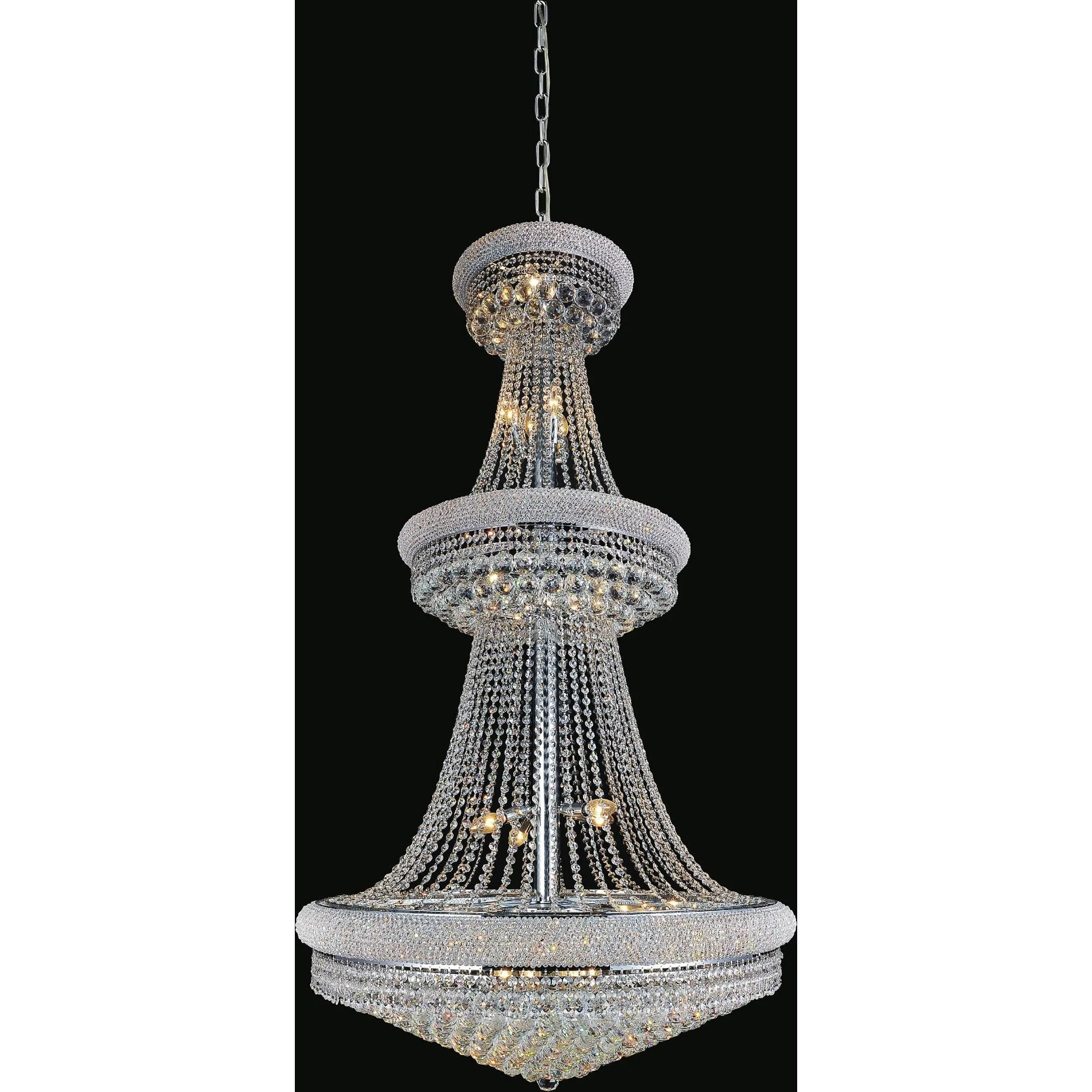 Cwi Lighting Empire 36 Inch 34 Light Chandelier Cp765195 - Image 3