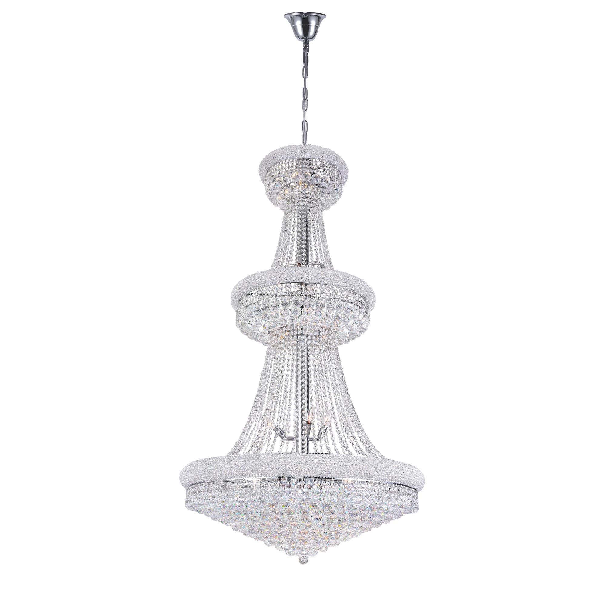 Cwi Lighting Empire 36 Inch 34 Light Chandelier Cp765195 - Image 2
