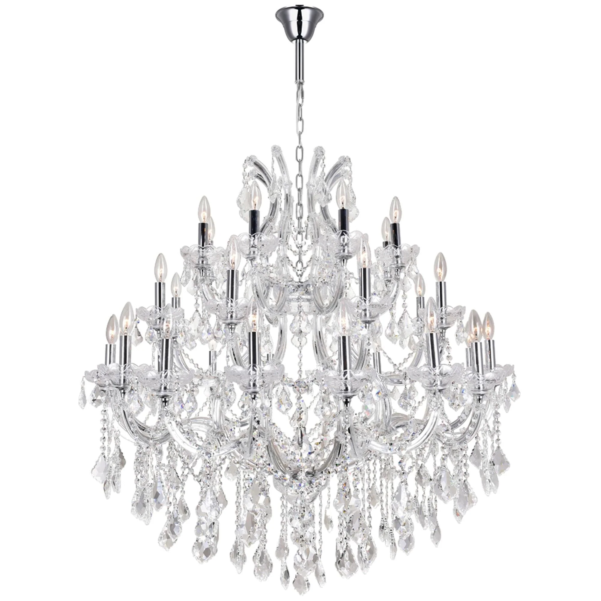 Cwi Lighting Maria Theresa 42 Inch 33 Light Chandelier Cp765165 - Image 1