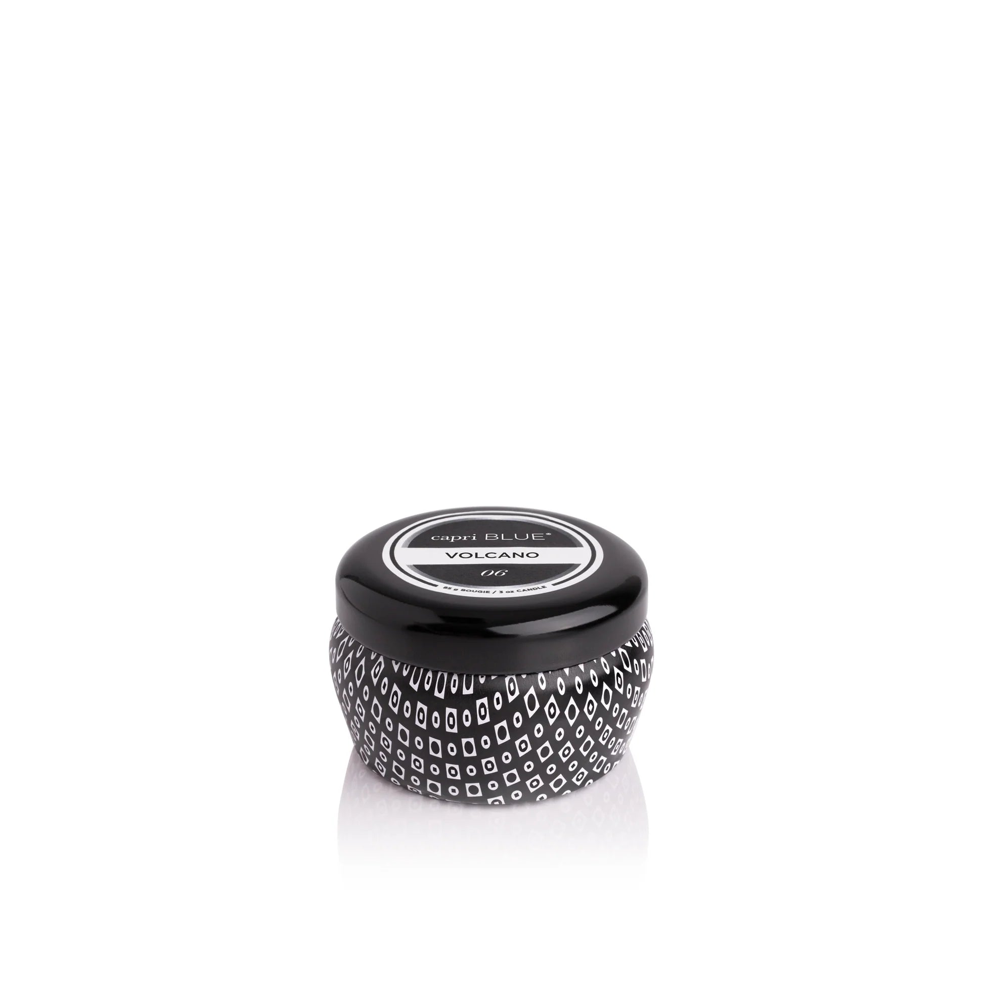 Capri Blue Volcano Black Mini Tin Candle 3 oz ~ IN-STORE PURCHASE ONLY