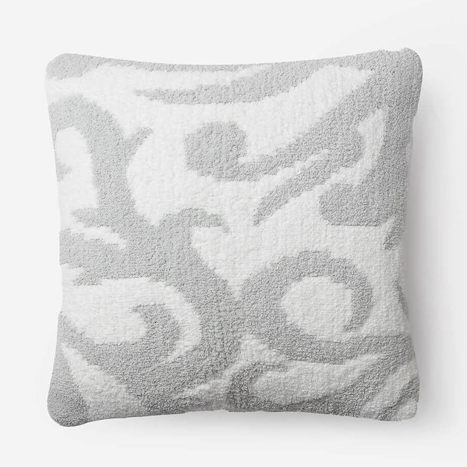 Sunday Citizen Casablanca Throw Pillow in Cloud Grey-Off White ~ 20 x 20