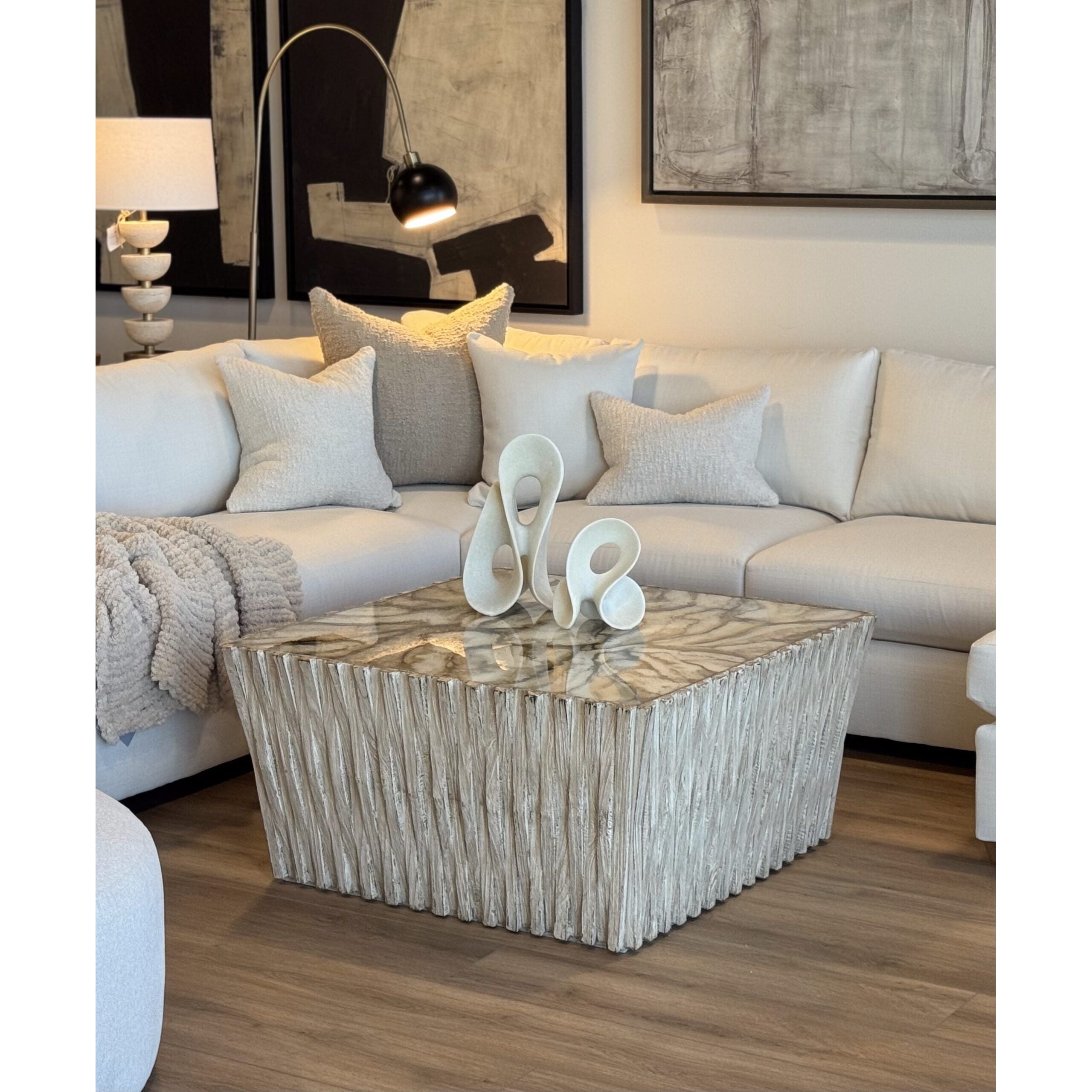 Casa Bonita Modern Rustic Central Coffee Table - Image 1