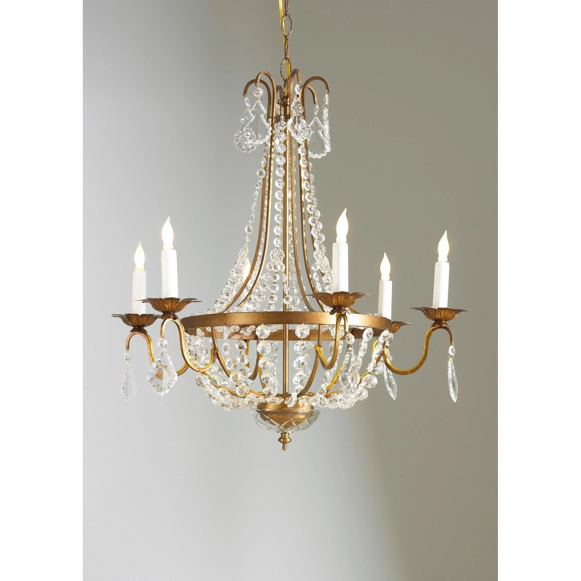 Chelsea House Empire 6 Light Chandelier Cp93191 - Image 1