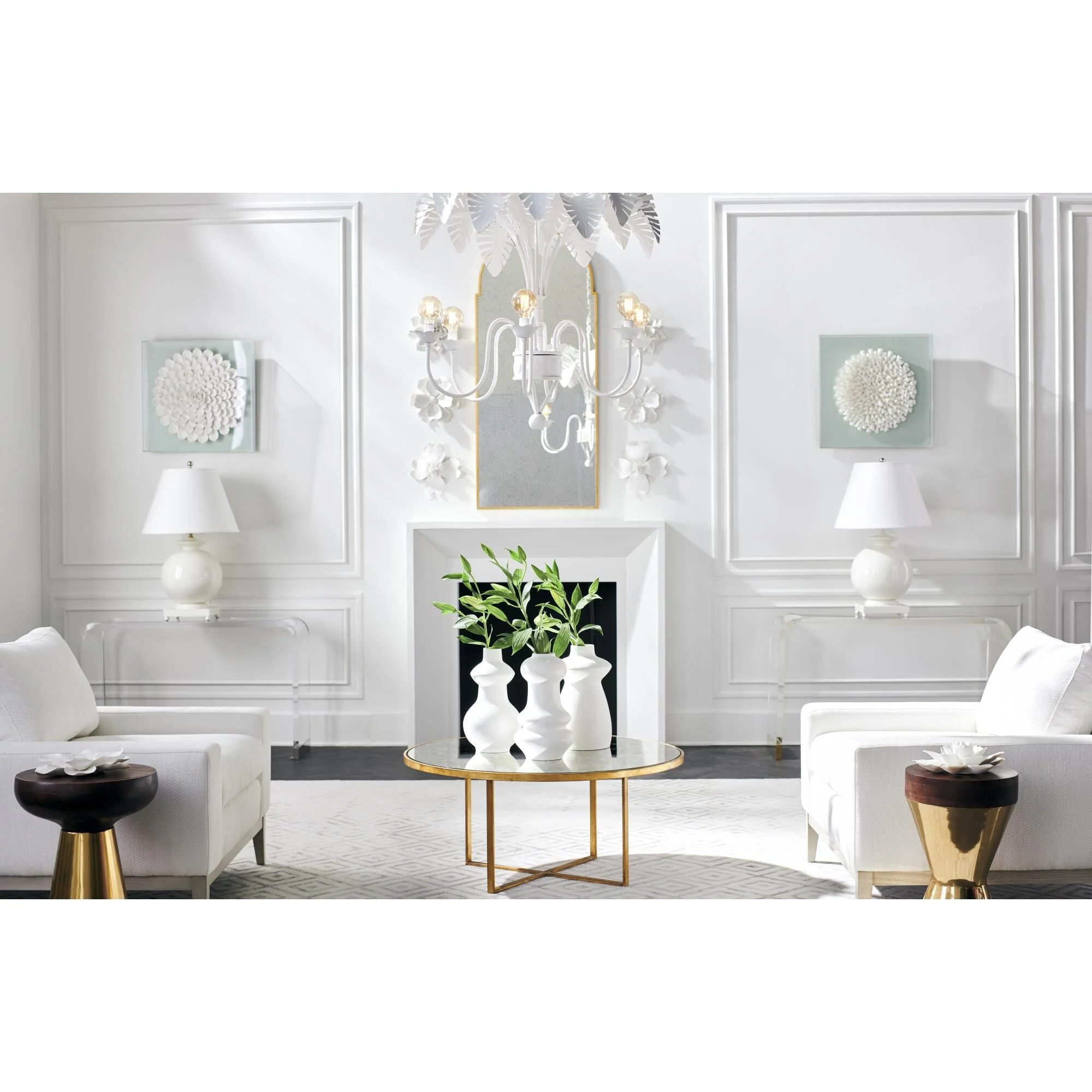 Chelsea House Bradshaw Orrell Fern 35 Inch 6 Light Chandelier Cp770518 - Image 1
