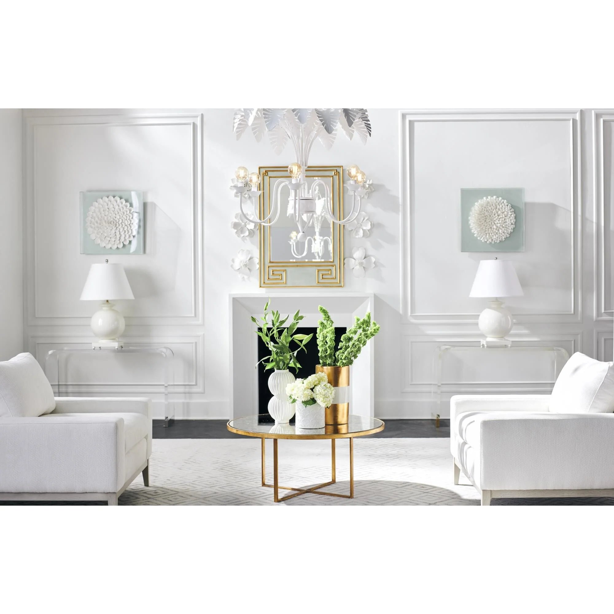 Chelsea House Bradshaw Orrell Fern 35 Inch 6 Light Chandelier Cp770518 - Image 3