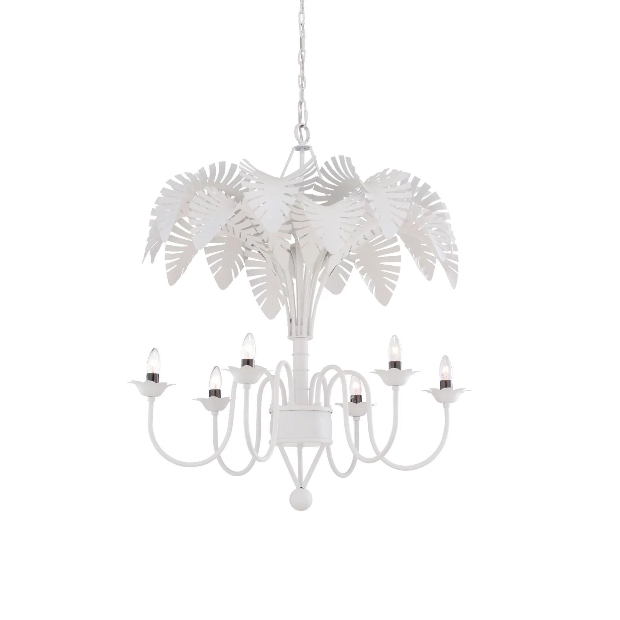 Chelsea House Bradshaw Orrell Fern 35 Inch 6 Light Chandelier Cp770518 - Image 2